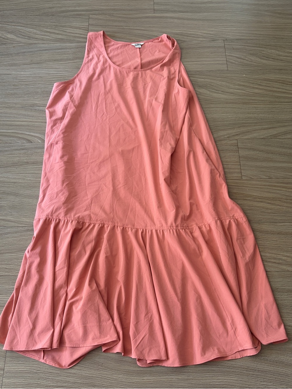 Eddie Bauer Coral Sleeveless Maxi Dress